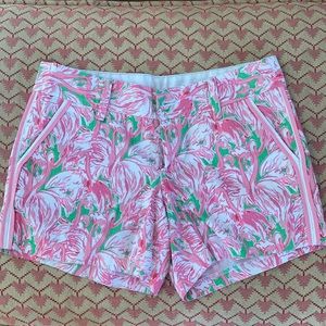 Lilly Pulitzer Callahan Shorts Pink Colony Size 2